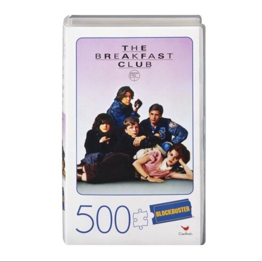 The Breakfast Club Movie Blockbuster 500pc Puzzle In Plastic VHS Case